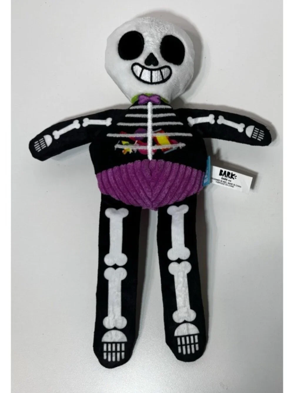 Bark Box Dog Toys Lot Of 3 Halloween Skeleton Pirate Sunny Spot Chick
